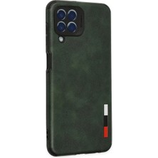 Uravas Store Newface Samsung Galaxy M33 Kılıf Loop Deri Silikon - Yeşil