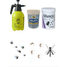 Byanes Tüm Uçan Sinek Sivrisinek Tatarcık Yakağan Iveç / 2'li.set Musca 100 gr Granül / 100GR