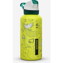 Quechua Çocuk Outdoor Pipetli Alüminyum Matara - 0,6 L - Sarı - 500