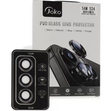 Uravas Store Joko Samsung Galaxy S24 Pvd Metal Kamera Lens - Derin Mor
