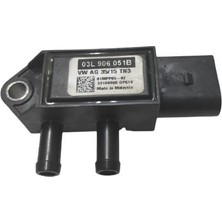Orjinal Basınç Sensörü Partikül Filtresi Vw Golf7-Crafter-A4-Jetta-Passat Caga-Caha-Ckub-Clha-Clhb-Crkb 1,6 Tdi-2,0 Tdi 2008&GT;