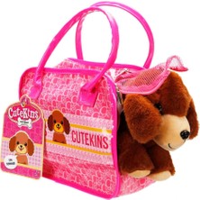 Uravas Store Taşıma Çantalı Peluş Köpek