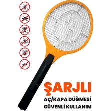 Byanes Yeni Nesil Şarjlı Uv Işık Sivrisinek Öldürücü Elektrikli Raket Lamba Sineklik Sinek Böcek Savar