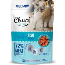 Uravas Store Fish Balıklı Yetişkin Kedi Konservesi - 100 G.