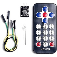 Robotik Programlama 38KHZ Kızılötesi Kumanda + Alıcı Modül