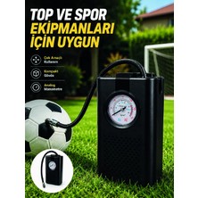 Uravas Store Çok Amaçlı Taşınabilir Hava Pompası Araç Bisiklet Top Lastik Şişirme Pompası