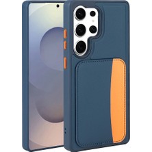 Butam Bilişim Galaxy S25 Ultra Kılıf Kartlıklı Kamera Yükseltili Silikon Btbm