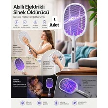 Byanes Stantlı Elektrikli Haşere-Sinek Öldürme Raketi, Type-C Şarj Edilebilir Elektrikli Sineklik
