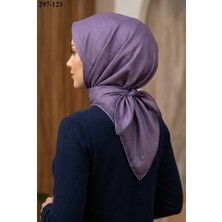 Lo'cella Soft Pamuk Eşarp (Mor) 297-123