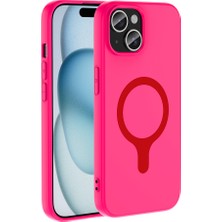 Butam Bilişim iPhone 15 Kılıf Pastel Renkli Magsafe Kamera Yükseltili Silikon Btbm