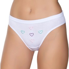 Gümüş 6003 12'li Kadın Ribana Reçme Bel Işlemeli Bikini