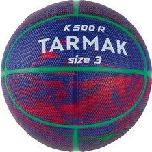 Tarmak Basketbol Topu - 3 Numara - Mor/kırmızı/yeşil - K500R