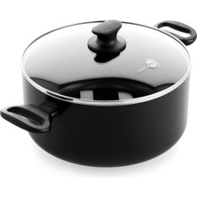 Greenpan Cambridge 24 cm Derin Tencere 4,9 L Thermolon™ Seramik Yüzey | Pfas, Pfoa, Ptfe Içermez | Cam Kapaklı | Indüksiyon Uyumlu