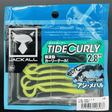 Jackall Tide Curly 2.8’’ (7.1 Cm) Glow Chart Silikon Yem