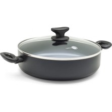 Greenpan Torino 24 cm Basık Tencere 2,91 L | Thermolon™ Seramik Yüzey | Pfas, Pfoa, Ptfe Içermez