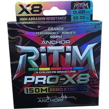 Anchor Ritim X8 Pe Multicolor 150MT Ip Misina