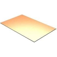 Robotik Programlama 20X20 cm Tek Yüzeyli Bakır Plaket - Baskı Devre (Pcb) Kartı