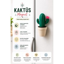 Zifiri Arts Saksılı Kaktüs Magnet