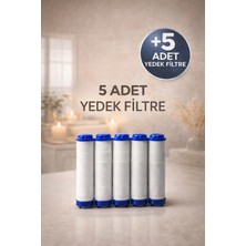 NOY Duş Başlığı Filtresi ( Kireç Pas Tortu Önleyici) Cildinizi ve Saçınızı Koruyun (5ADET)