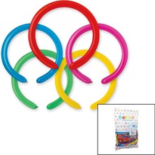 Uravas Store Sosis Uzun Balon 2 Inç - 5cm - 100PCS