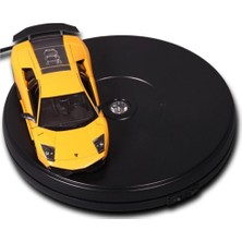 OEM Ürün Çekimi Için 360 Derece Elektrikli Döner Tabla Turntable Siyah