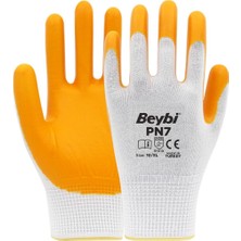 OEM Beybi Polyester Örme Nitril Eldiven, Yarı Kaplama, Aşınma, Yağ, Grese Dayanıklı, Iş Güvenliği Eldiveni, 10-Xl