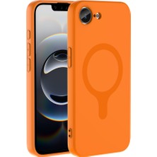 Tılsım Tekno iPhone 16E Kılıf Pastel Renkli Magsafe Kamera Yükseltili Silikon Tstk