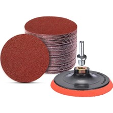 OEM Cırt Zımpara Seti + Matkap Aparatı 115 mm (42 Parça)