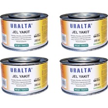 OEM JMT-200 Jel Yakıt, Reşo Yakıtı, Osmanlı Ocağı Yakıtı (4 Adet) - Bk-9 Ocak Hediyeli