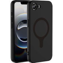 Mobilteam iPhone 16E Kılıf Pastel Renkli Magsafe Kamera Yükseltili Silikon Mbtm