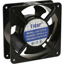 OEM Tidar 120X120X38 mm 220V Ac Kare Fan -Kargo Bedava