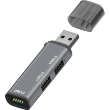 OEM USB 3.0 3 Port Mini USB Çoklayıcı Hub 8 cm Gri - AL2740