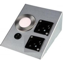 OEM Ct 5109 1 W Spot 2 Priz Anahtar Tezgah Altı Priz Aydınlatma Armatür Beyaz Işık, CAT1456