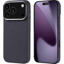 Tılsım Tekno iPhone 17 Pro Kılıf Ultra Ince Magsafe Karbon Fiber Görünümlü Ince Hafif Tstk