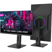 OEM James Donkey Arven A70 27'' 240Hz 0.5ms Fhd Va Panel Gaming Rgb Pivot Monitör (Sıfır Ölü Piksel Garantili)