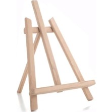 OEM Masa Üstü Şövale 1 Adet Küçük Şövalye 28X37 cm Çam Ağacından Imal Edilmiştir Sanatsal Tuval Sergi