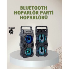 Renas Store 1200 Mah Şarjlı LED Işıklı Bluetooth Hoparlör – Fm Radyolu, Hafıza Kart Destekli
