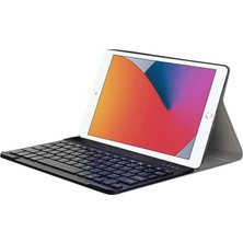 OEM iPad 8.nesil 10.2 Inch 2020 Bluetooth Klavyeli Standlı Kılıf - Bkk4