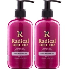 OEM New 25/pink Amonyaksız Su Bazlı Saç Boyası 250 ml 2 Adet Pembe