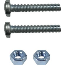 OEM M3X8MM Metrik Vida Ysb - Somunlu 100'LÜ Takım