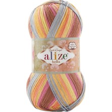 Alize Bella Batik 100 gr %100 Pamuk 8096