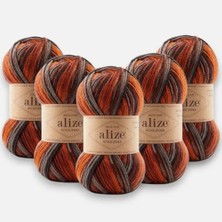 Alize Wooltime 11014 Örgü Ipi %75 Yünlü 5 Adet