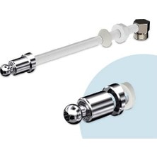 OEM Taharet Çubuğu Krom Uçlu Sarı Dirsekli (29 cm (Orta))