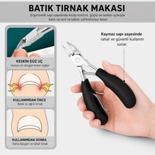 OEM 6 Parça Batık Tırnak Makası Seti Profesyonel Pedikür Manikür Bakım Seti B5PP