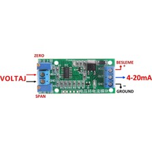OEM Voltaj To Akım Sinyal Çevirici Modül 0-5V 0-10V To 4-20MA