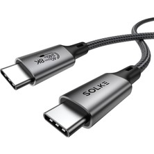OEM Usb4 Usb-C Kablo 1.8 M 240W 40GBPS 8k 60Hz 4K 144Hz Thunderbolt 3/4 Uyumlu Type-C Hızlı Şarj Veri Görüntü ve Ses Aktarım Kablosu