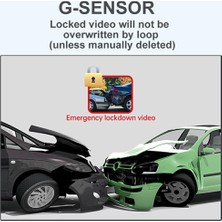 OEM 4 Kanallı Araç Kamerası, G-Sensör, Gece Görüşlü, Wifi Bağlantılı, 32GB Dahili Hafıza, Acil Durum Video Kilitleme Özellikli Dash Cam