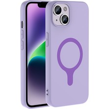 Butam Bilişim iPhone 13 Kılıf Pastel Renkli Magsafe Kamera Yükseltili Silikon Btbm