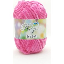 Rozetti Eco Soft Ihraç Fazlası Ucuz Kadife Iplik Canlı Pembe