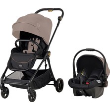 Prego Toronto Plus 2232 Çift Yönlü Katlanabilen Travel Sistem Bebek Arabası 22 kg Taşıma Kapasitesi Kahve
